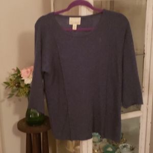 Blue cashmere sweater